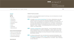 Desktop Screenshot of kinast-partner.de